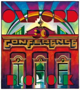 illustration of Oxford Conference for the Book poster