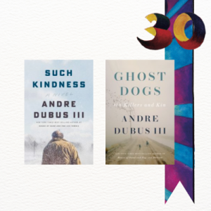 book jackets of Such Kindness and Ghost Dogs