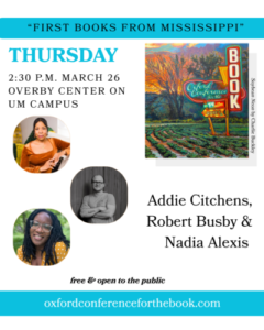 first books from MS 3/26 at 2:30 pm